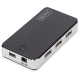 Digitus USB-Hub, 7x USB-A 2.0, USB 2.0 Mini-B [Buchse] (DA-70222)