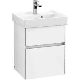 Villeroy & Boch Waschbeckenunterschrank 2 Auszüge 46 x 54,6 x 37,4 cm Schwarz