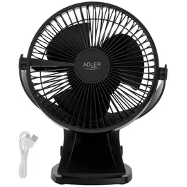 Adler AD 7342 15,5 cm Tischventilator Schwarz
