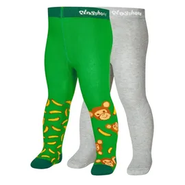 Playshoes Strumpfhose Affe 2er Set 122/128