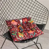 keepmore Tropical Mandala Bodenkissen Dekokissen Sitzkissen Dickes getuftetes Sitzkissen Meditationskissen Stuhlkissen für Zuhause im Freien