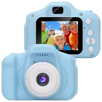 GelldG Digitalkamera, Kinder Kamera für 3 bis 12 Jahre Alter Jungen Kinderkamera blau