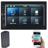 Creasono 2-DIN-MP3-Autoradio mit Touchdisplay, Bluetooth, Freisprecher, 4x 45 W