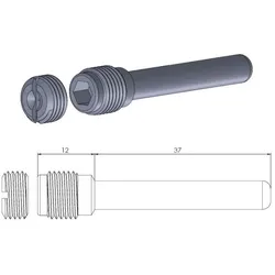 Bremsbelagbolzen Moto Master vorn DR-Z 400