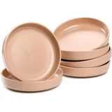 LEONARDO Speiseteller ROMA Ø 19,7 cm apricot 6er Set