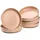 LEONARDO Speiseteller ROMA Ø 19,7 cm apricot 6er Set