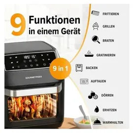 GOURMETmaxx Heißluft-Ofen 13606 12 l 1700W Schwarz
