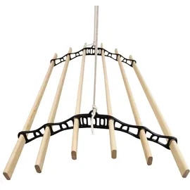 MonsterShop Deckentrockner 2 m schwarz