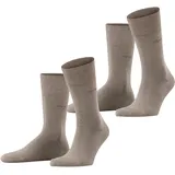 Esprit Basic Easy Socken 2er Pack Braun 43-46