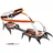 Petzl Steigeisen schwarz/orange