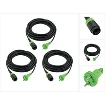 Festool 3 x Festool Plug it Kabel h 05 rn-f 2x1 4m 240 v ( 499851 )