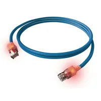 EasyLan CS1OBADAD0015 RJ45 Netzwerkkabel, Patchkabel CAT 6a S/FTP blau,