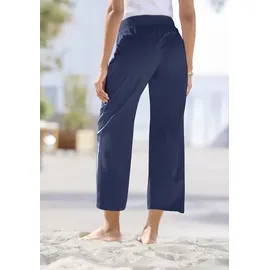 Beachtime 7/8-Strandhose Wide-Leg Blau 32/34