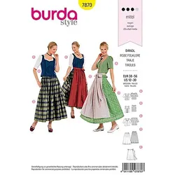 burda Schnitt 7870 "Dirndl"