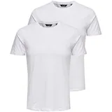 Only & Sons Shirt, Weiß, M