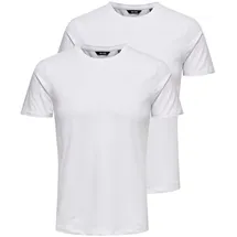 Only & Sons Shirt, Weiß, M