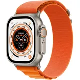 GPS+Cellular 49 mm Titangehäuse natur Alpine Loop orange S