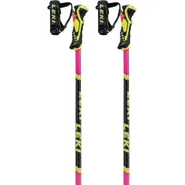 Leki WCR Lite SL 3D Neonpink/Black/Neonyellow 115 cm Ski-Stöcke - Rosa