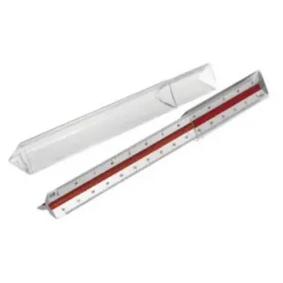 M+R M + R Dreikantmaßstab 30,0 cm, weiß
