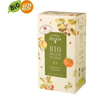 Wiener Zucker Gelierzucker 2:1 Bio - 500g x 3 Packungen