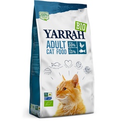 2x2,4kg Yarrah Bio Katzenfutter mit Fisch Katzenfutter trocken