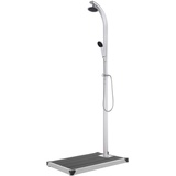 vidaXL Gartendusche mit Bodenplatte 220 cm grau 3070786