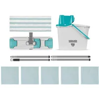 Kärcher Reinigungssystem Uni Junior Kit mit Stiel 4 tlg. inkl. 5x Mikrofasertuch