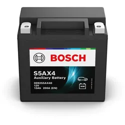 BOSCH Starterbatterie S5AX Aux 12V 13Ah 200A  0 092 S5A X40