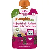 Pumpkin Organics Quetschie mit Süßkartoffel, Blaubeere, Rote Beete Hafer