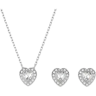 Swarovski Schmuckset Ariana Grande x Swarovski Set Verschiedene Schliffe, Herz, Weiß,