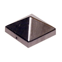 Pfostenkappe Pyramidenform Aluminium 70x70mm