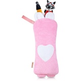 Mäppchen für Edurino Stift und Figuren, Tasche für Ravensburger Tiptoi Stift, Tragbares Kaninchen Federmäppchen, Rosa