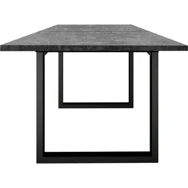 Mäusbacher Ausziehtisch 90 x 73 x 90 cm grau/schwarz