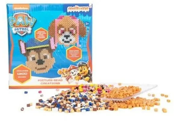 Paw Patrol bead sheets w/1200pcs - Chase+Skye