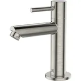 Deco Mischbatterie Handwaschbecken Edelstahloptik kaltes Wasser - Essebagno