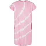 URBAN CLASSICS Girls Tie Dye Dress in Weiß, Größe 122/128