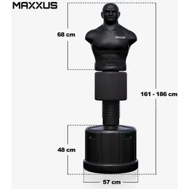 Maxxus Standboxsack PRO FIGHTER schwarz