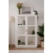 CaliCosy Vitrine 100 x 150 x 40 cm Weiß