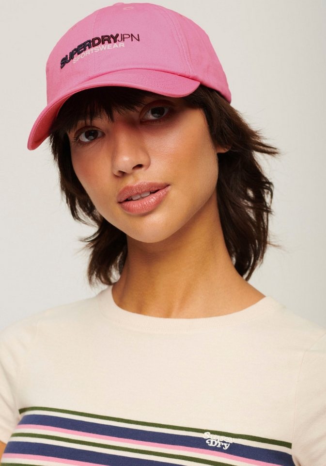 Superdry Baseball Cap SPORT STYLE BASEBALL CAP rosa