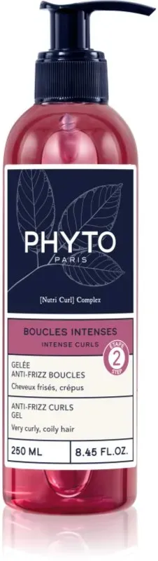 Phyto Intense Curls Anti-Frizz Curls Gel Fixierspray für welliges und lockiges Haar 250 ml