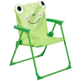 Koopmann International Kinder-Gartenmöbel-Set 4-teilig LEOPOLD, Grün Hellgrün Polyester Stahl