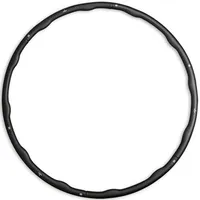 Fitnessreifen - Hula Hoop Reifen - Sportreifen - Schwarz - 1,5 kg 100 CM