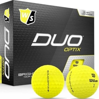 Wilson Staff DUO optix 12er matt gelb