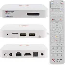 Octagon Spirit White 4K UHD Android TV Box
