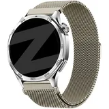 Bandz Huawei Watch 5 Armband Milanese 'One Push' für Huawei Watch 5  - 46mm - Titan - Magnetischer Verschluss