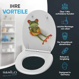 Sanilo WC-Sitz Froggy Grün