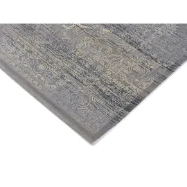Musterring Teppich MUSTERRING "WAVE KONTURA", grau (grau, creme), B:70cm H:9mm L:140cm, Polypropylen, Teppiche, Teppich, exlcusive MUSTERRING DELUXE COLLECTION kuscheliges Microfaser Garn