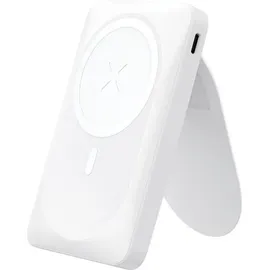 forcell F-ENERGY F10K2 MagStand Powerbank kompatibel mit MagSafe PD QC3.0 5A 20W 10 000 mAh Weiß - Weiß