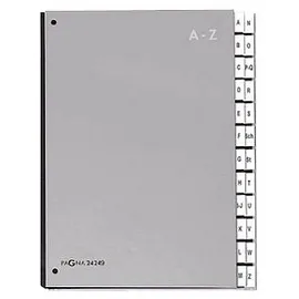 Pagna Pultordner DIN A4 24 Fächer Silber 1 St.