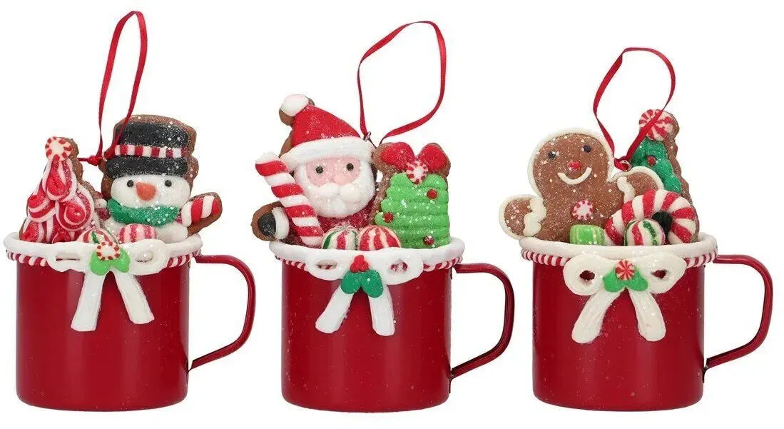 Deko Weihnachtstasse 3er Set